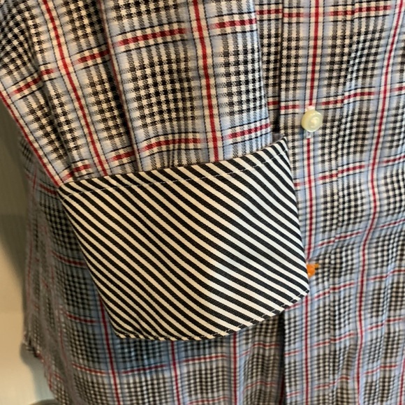 Thomas Dean plaid dress shirt - Picture 2 of 6